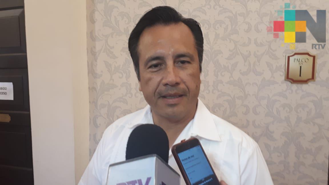 Habrá relación de respeto y trabajo conjunto con el nuevo titular de la SHCP: Gobernador de Veracruz