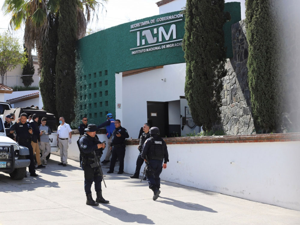 Indocumentados ocasionan incendio en estación migratoria de Oaxaca