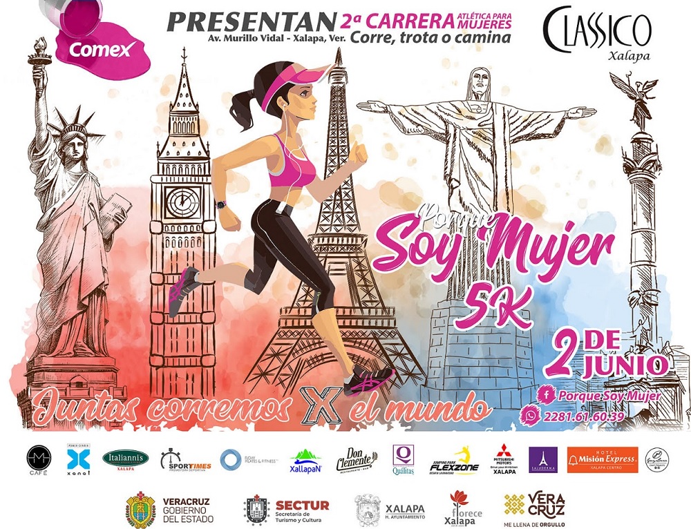 Presenta Sectur la carrera “Porque Soy Mujer 5K”