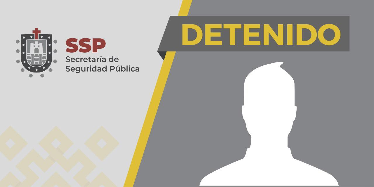 Aprehende SSP a presunto asaltante y asegura vehículo robado