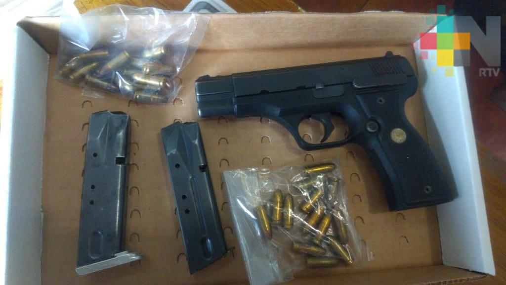Detiene SSP a sujeto por portación ilegal de arma