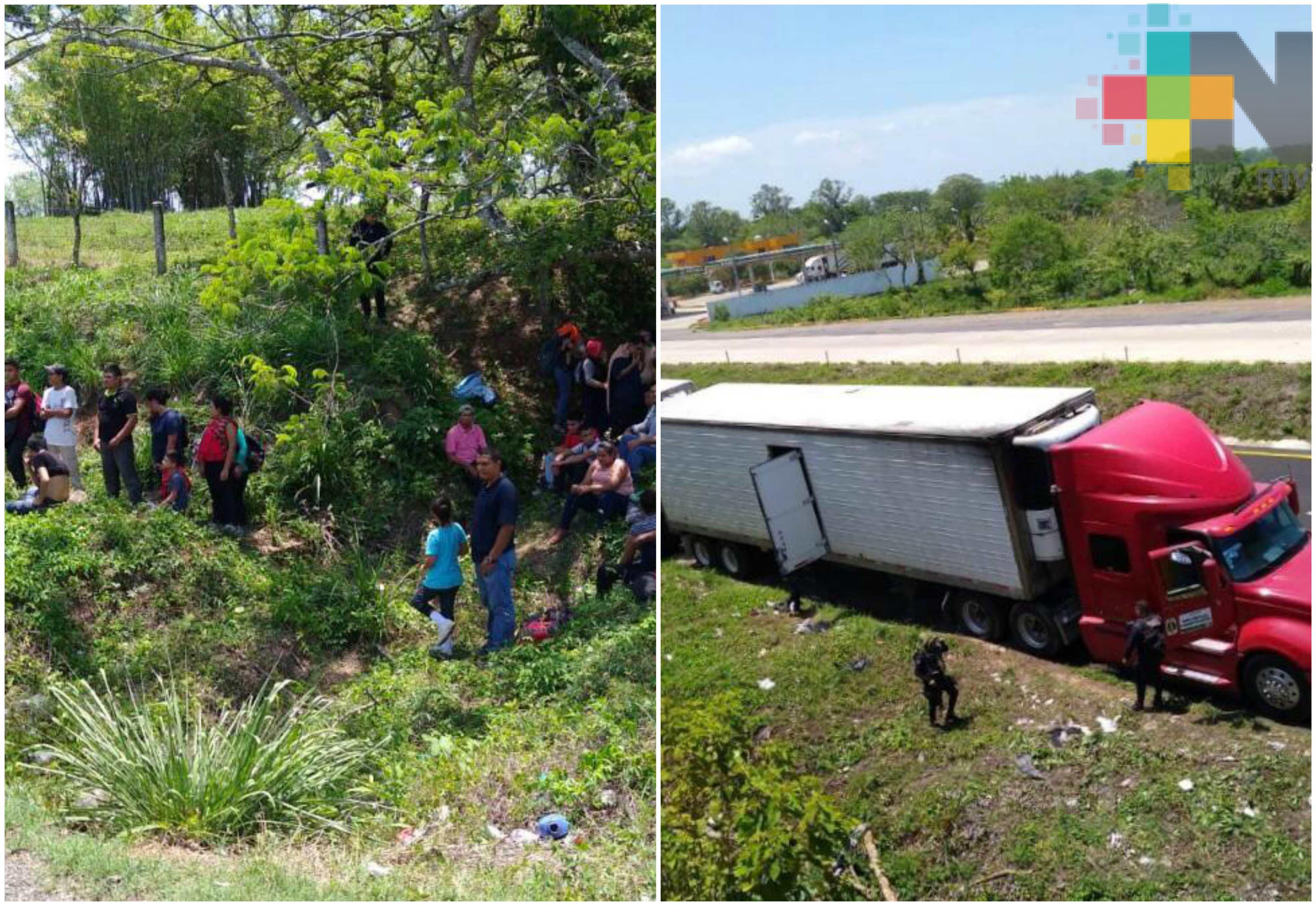 Rescata SSP a 45 migrantes provenientes de Guatemala, Honduras y El Salvador
