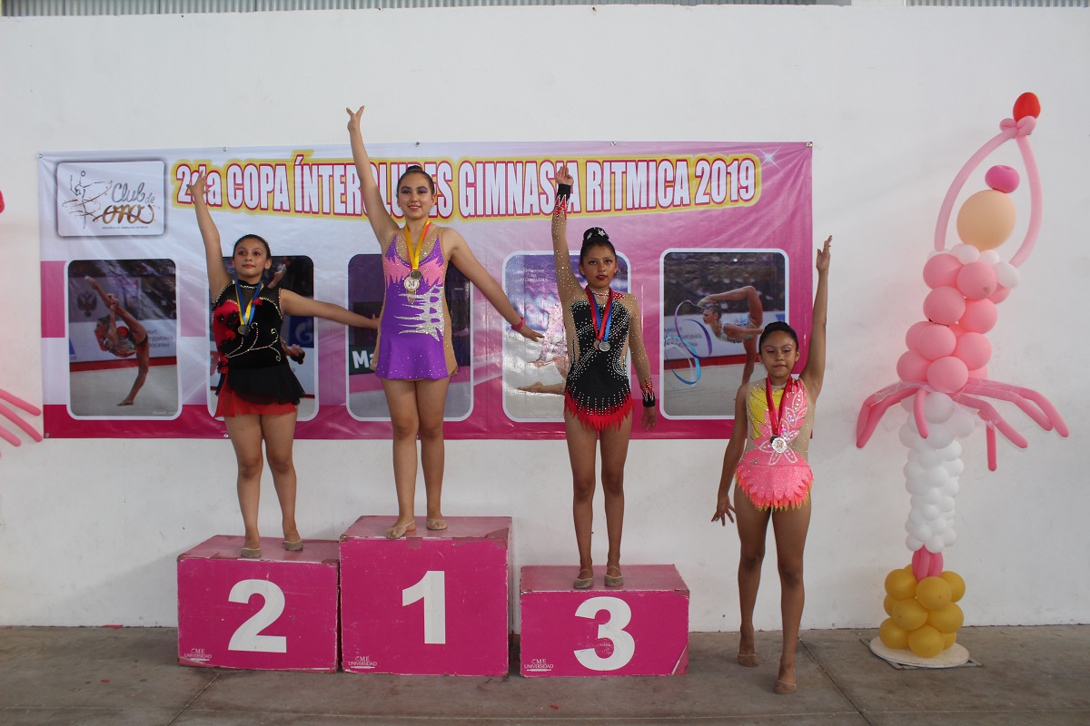 Celebraron Copa Interclubes de Gimnasia Rítmica 2019
