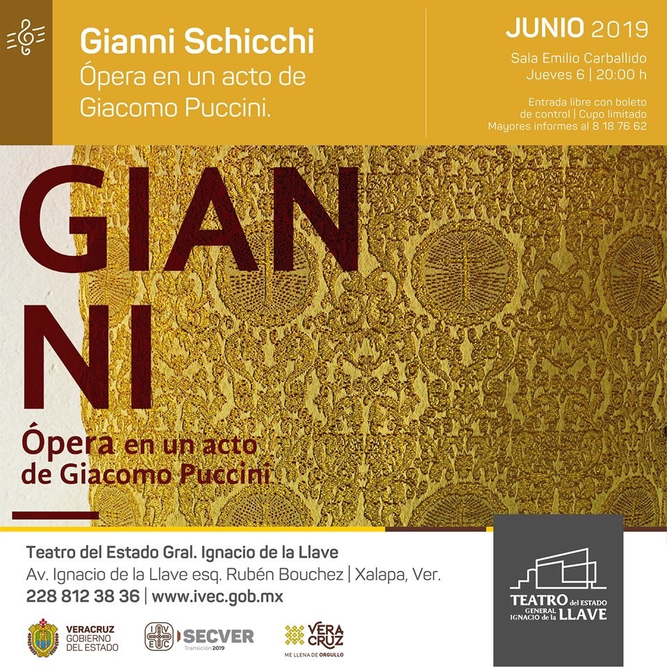 Hoy se presenta la ópera “Gianni Schicchi” en Sala Emilio Carballido