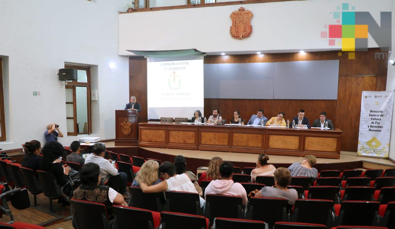 Comparecen aspirantes a la Comisión Estatal de Búsqueda