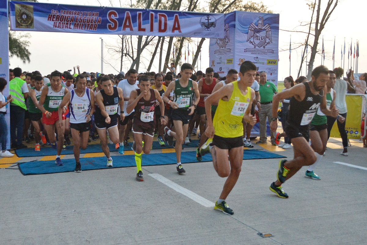 Darío Castro y Kathya García ganaron la 10K de la Carrera de Heroica Escuela Naval