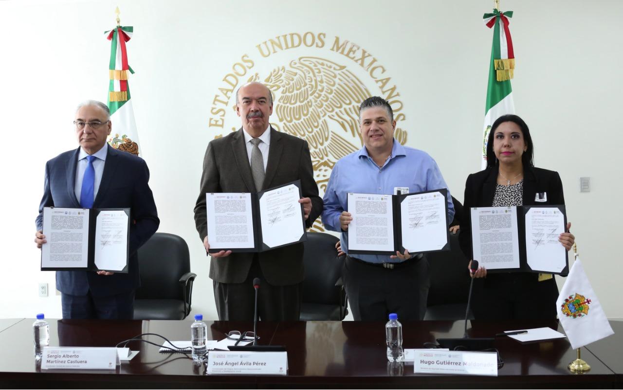 Suscribe SSP convenio con sistema penitenciario federal para supervisión de internos