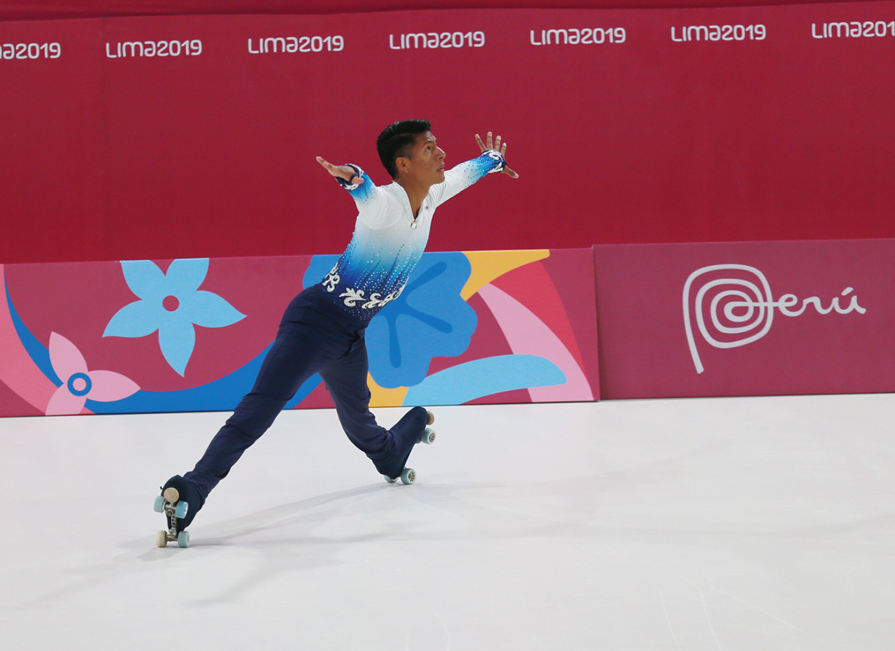 Inicia participación Luis Felipe Reyna en patinaje de Lima 2019