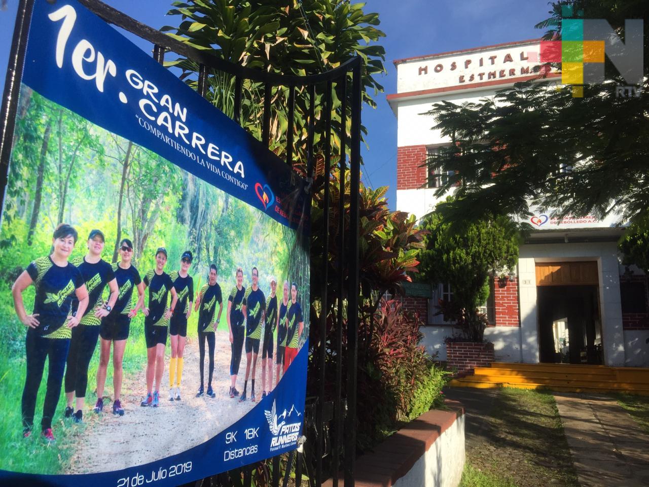Próximo domingo Carrera Hospital de Caridad de Coatepec