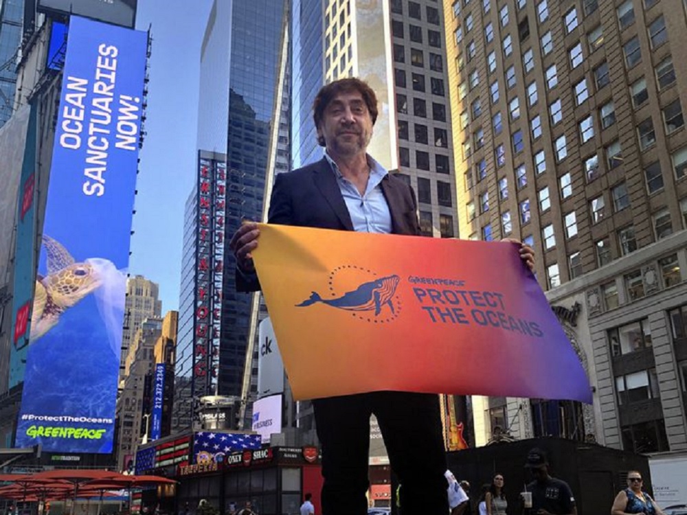 Alerta actor español Javier Bardem peligrosa encrucijada de océanos