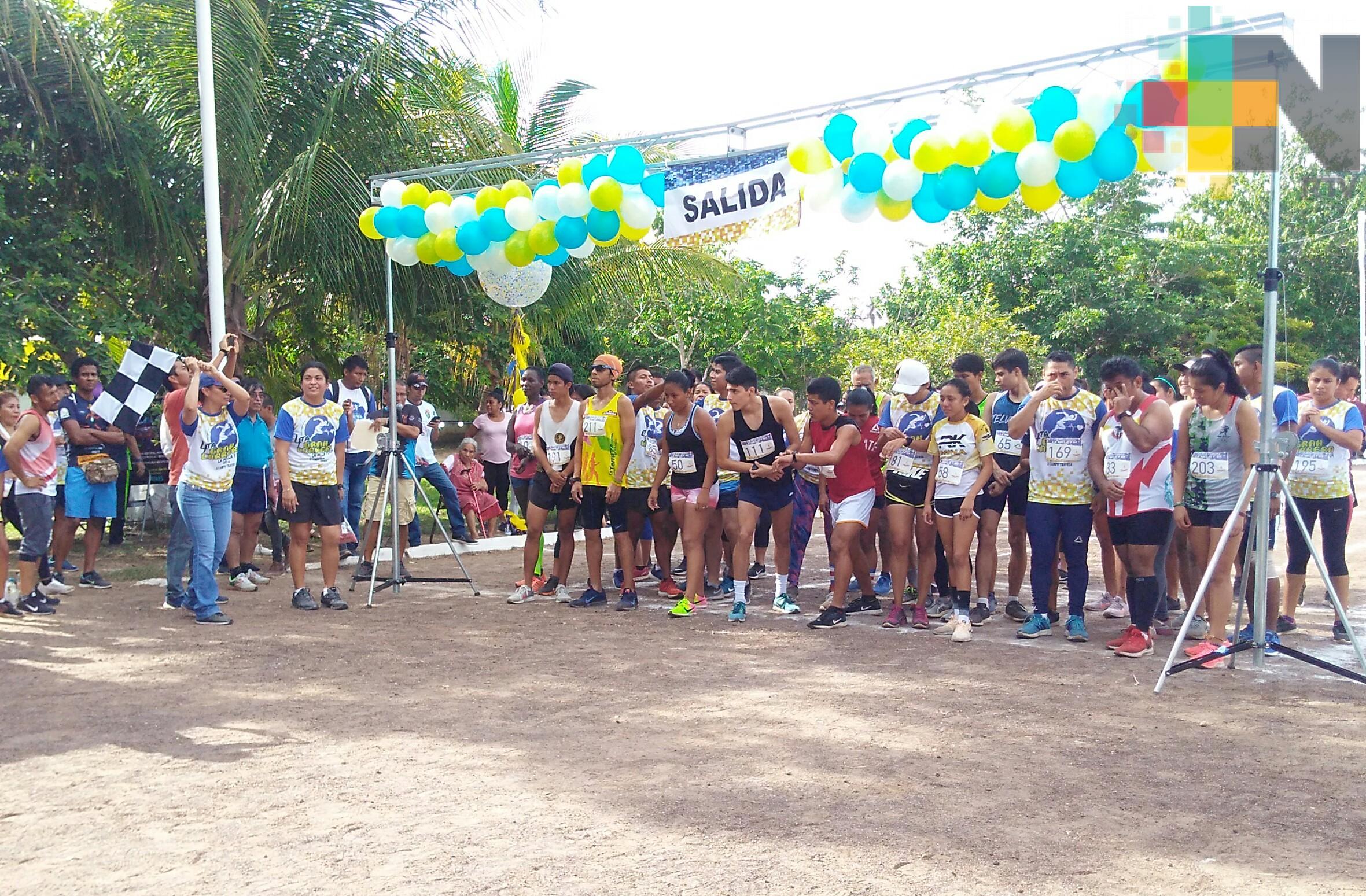 Realizaron la carrera La Milla, en Minatitlán