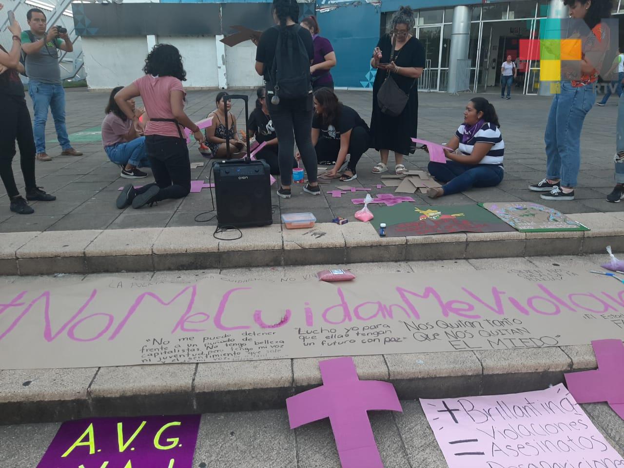 Mujeres de Veracruz se unieron a la brillanteada