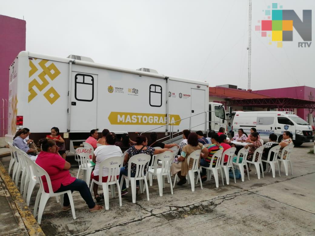 Participan mil 675 mujeres en Jornadas de Mastografías de la SS