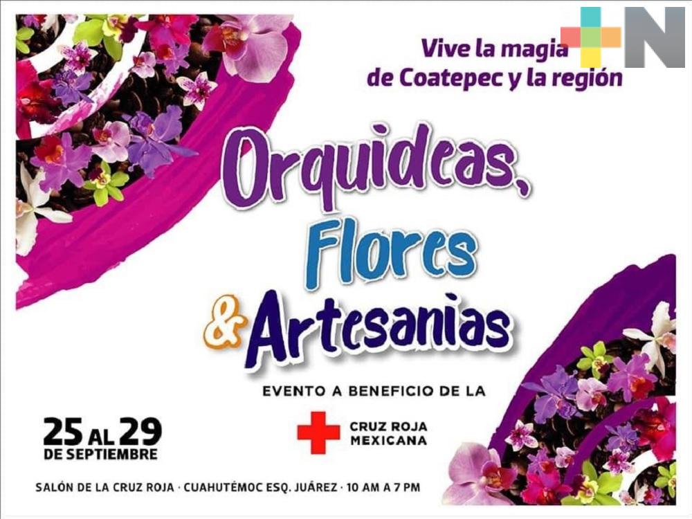 Entrada a feria de la orquídea será en beneficio de Cruz Roja de Coatepec