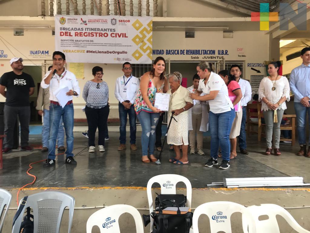 Llegó la brigada itinerante del Registro Civil al municipio de Tres Valles