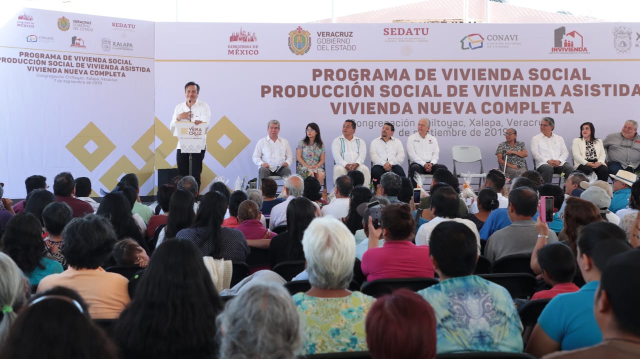 Programa Vivienda Social atiende rezago habitacional con una inversión de 135 mdp: Gobernador Cuitláhuac García