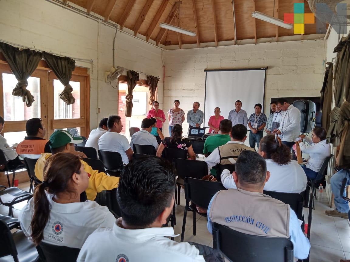 Capacita Sedema a municipios del sur en combate de incendios forestales
