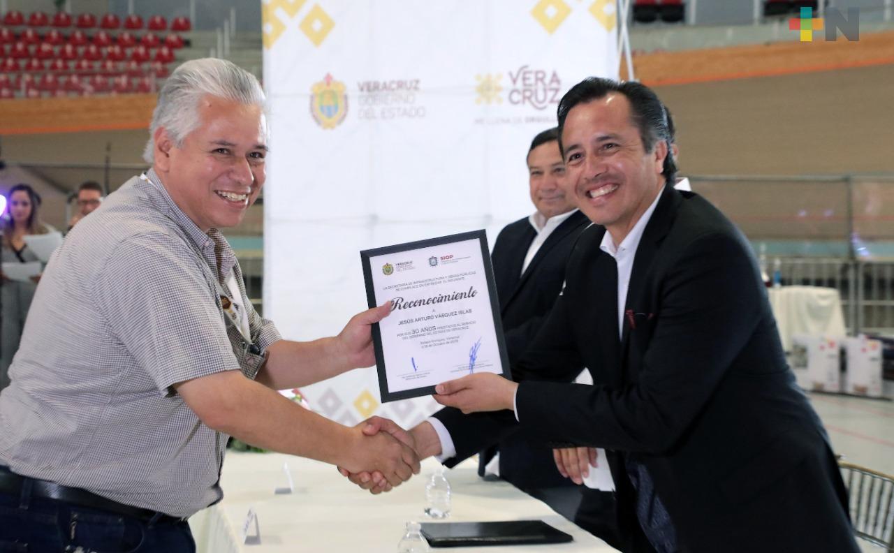 Este gobierno será recordado como el que más obra carretera realizará en la historia de Veracruz