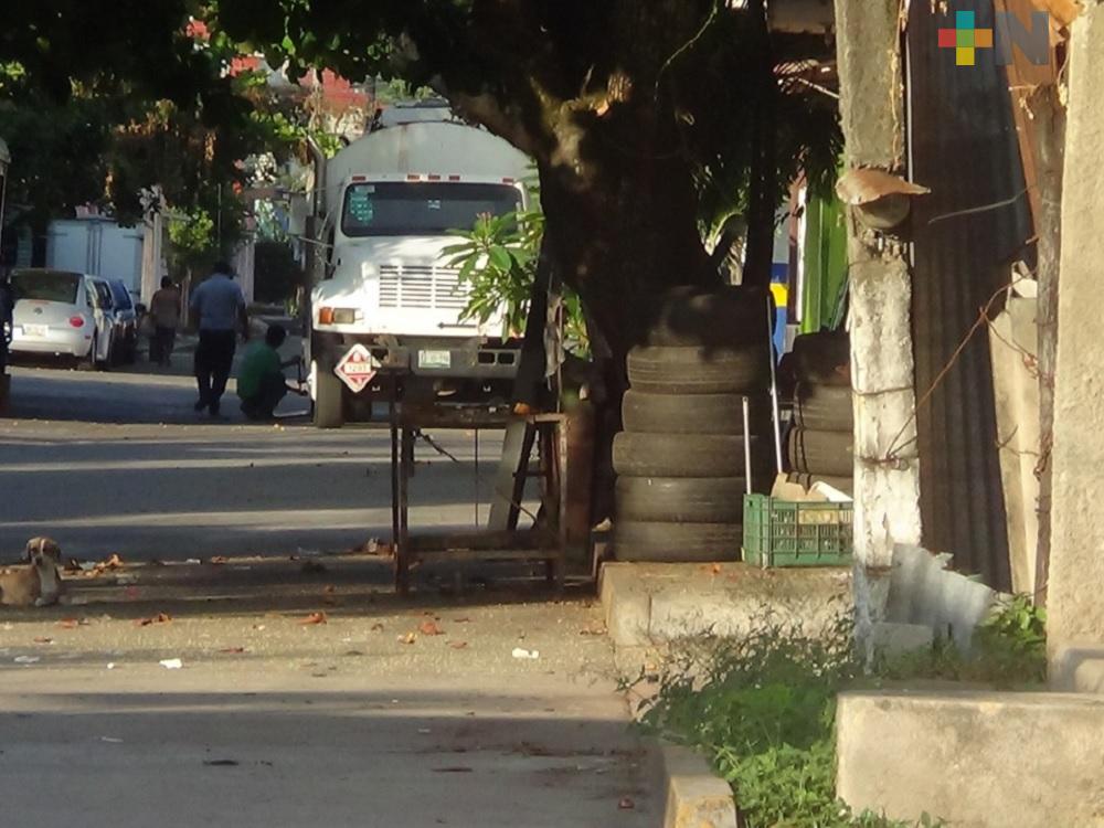 Inician trabajos de ordenamiento vial en Martínez de la Torre