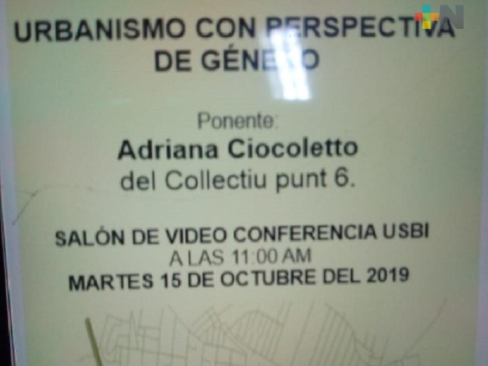 Integrar el urbanismo con perspectiva de género es la meta de la UV