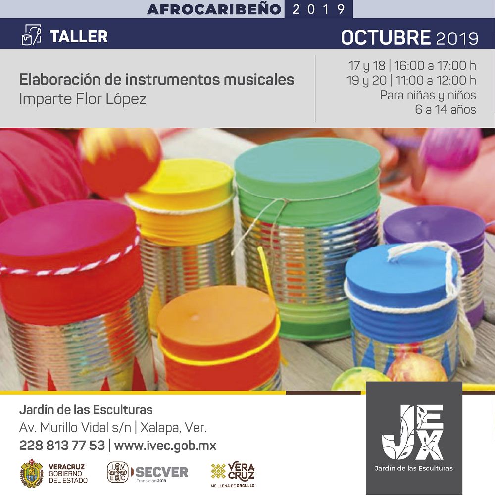 Talleres del XXIII Festival Internacional Afrocaribeño en Xalapa