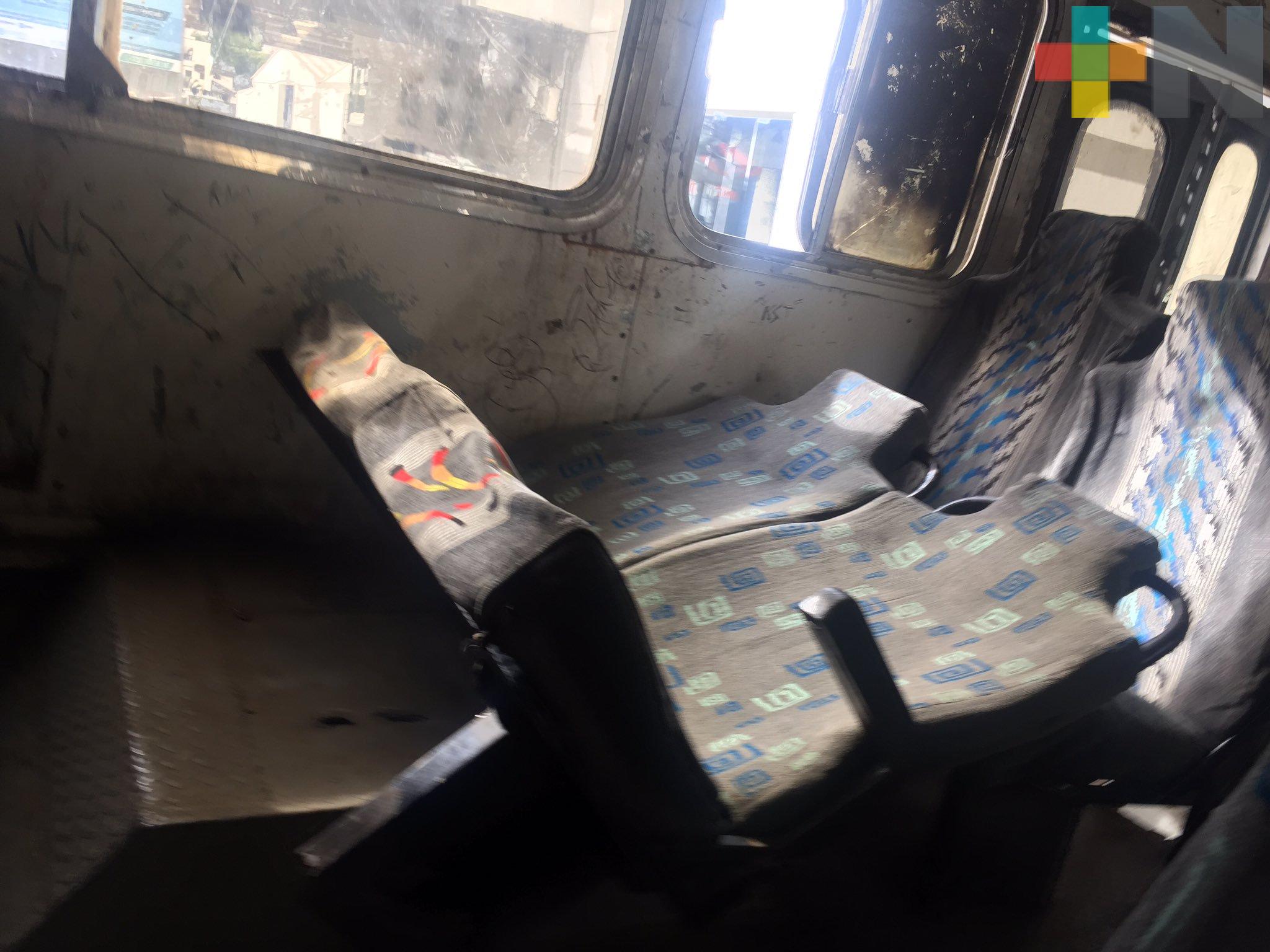 Camiones con asientos»reposet» en Xalapa