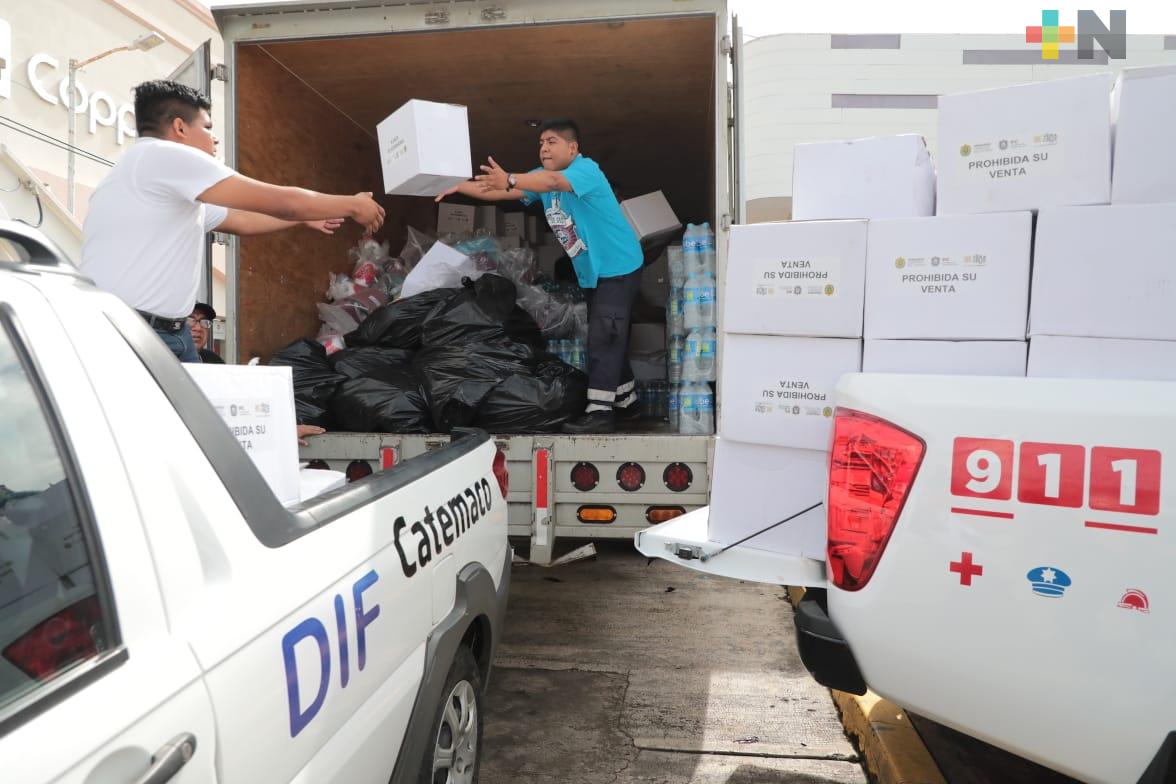 Atiende Gobierno de Veracruz emergencia por lluvias en Catemaco y Santiago Tuxtla