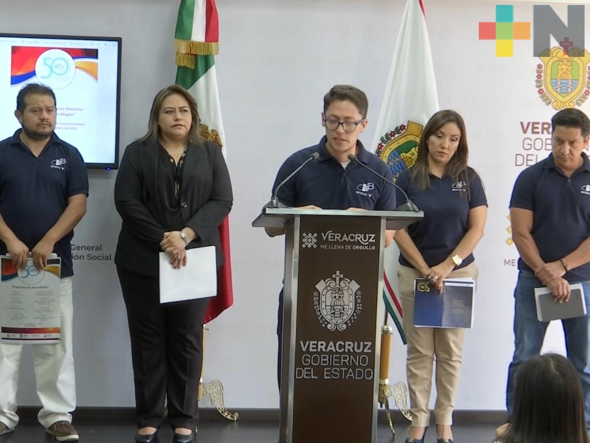 Todo listo para la celebración del 50 aniversario del Colegio de Bachilleres “Ricardo Flores Magón” de Xalapa
