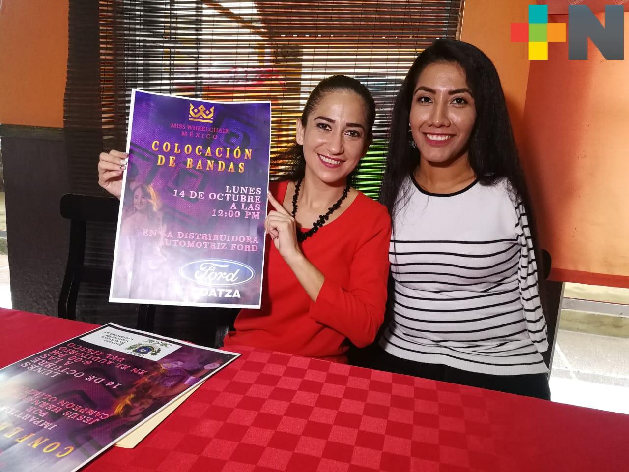 Todo listo para el Miss “Wheelchair” México 2019, en Coatzacoalcos