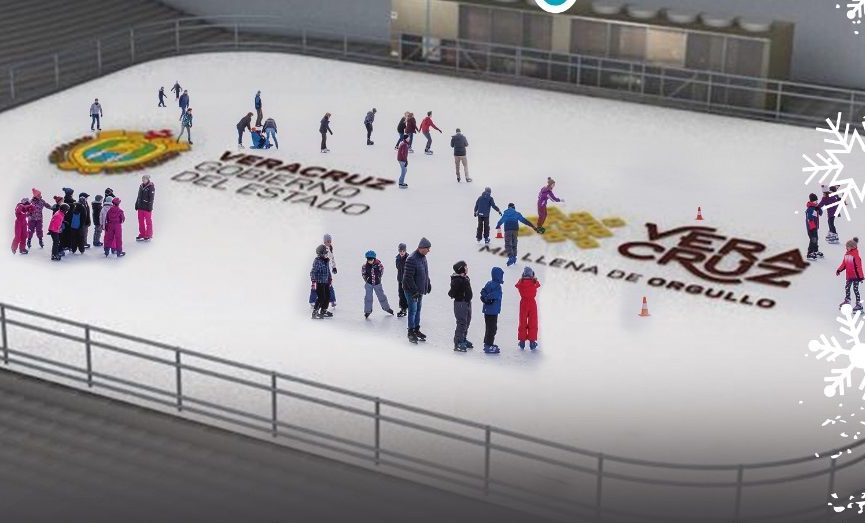 Con un concierto navideño será inaugurada la pista de hielo en Xalapa