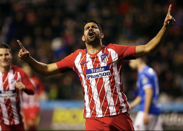 Delantero Diego Costa sufre una hernia discal cervical