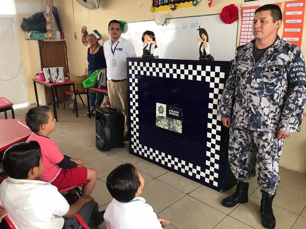 Programa Escuela Segura de SSP ha capacitado nueve mil alumnos en Coatzacoalcos