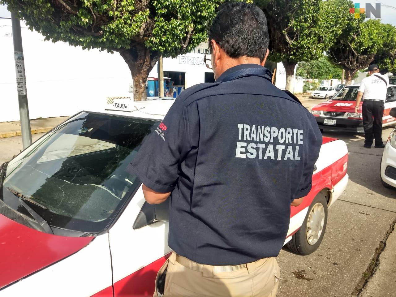 Supervisa Dirección de Transporte unidades de servicio público, en el sur