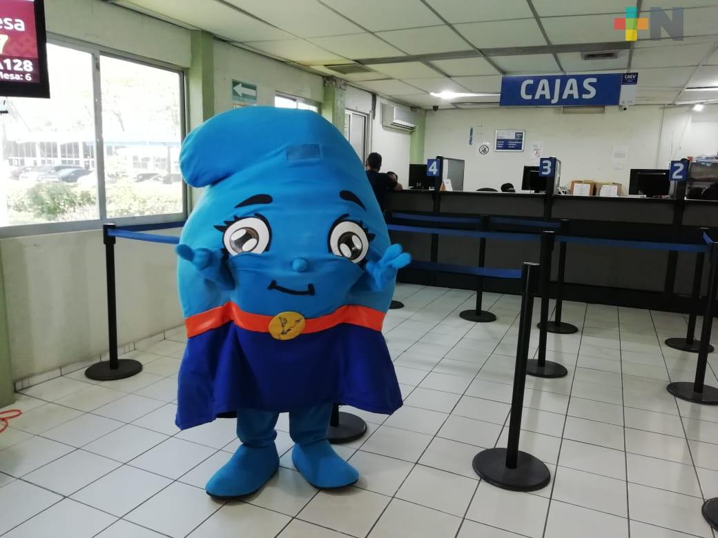 Comenzó Pago Anual Anticipado de servicio de agua en CAEV Coatzacoalcos
