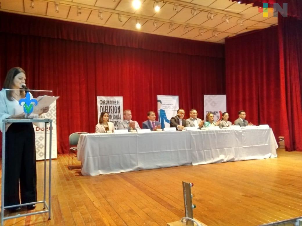 Realizan final de oratoria de multisubsistemas dependientes de la SEV