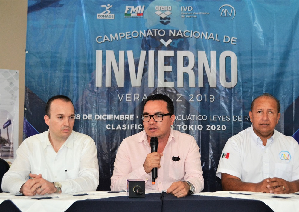 Presentan Campeonato Nacional de Invierno de Natación, clasificatorio a Tokio 2020