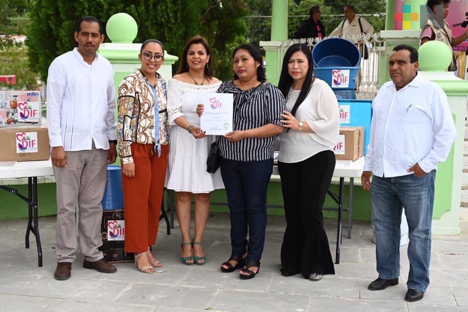 DIF continúa equipando comedores escolares