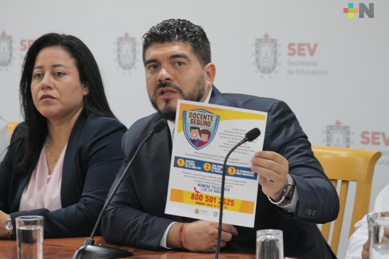Habilita SEV teléfonos de emergencia para atención a docentes
