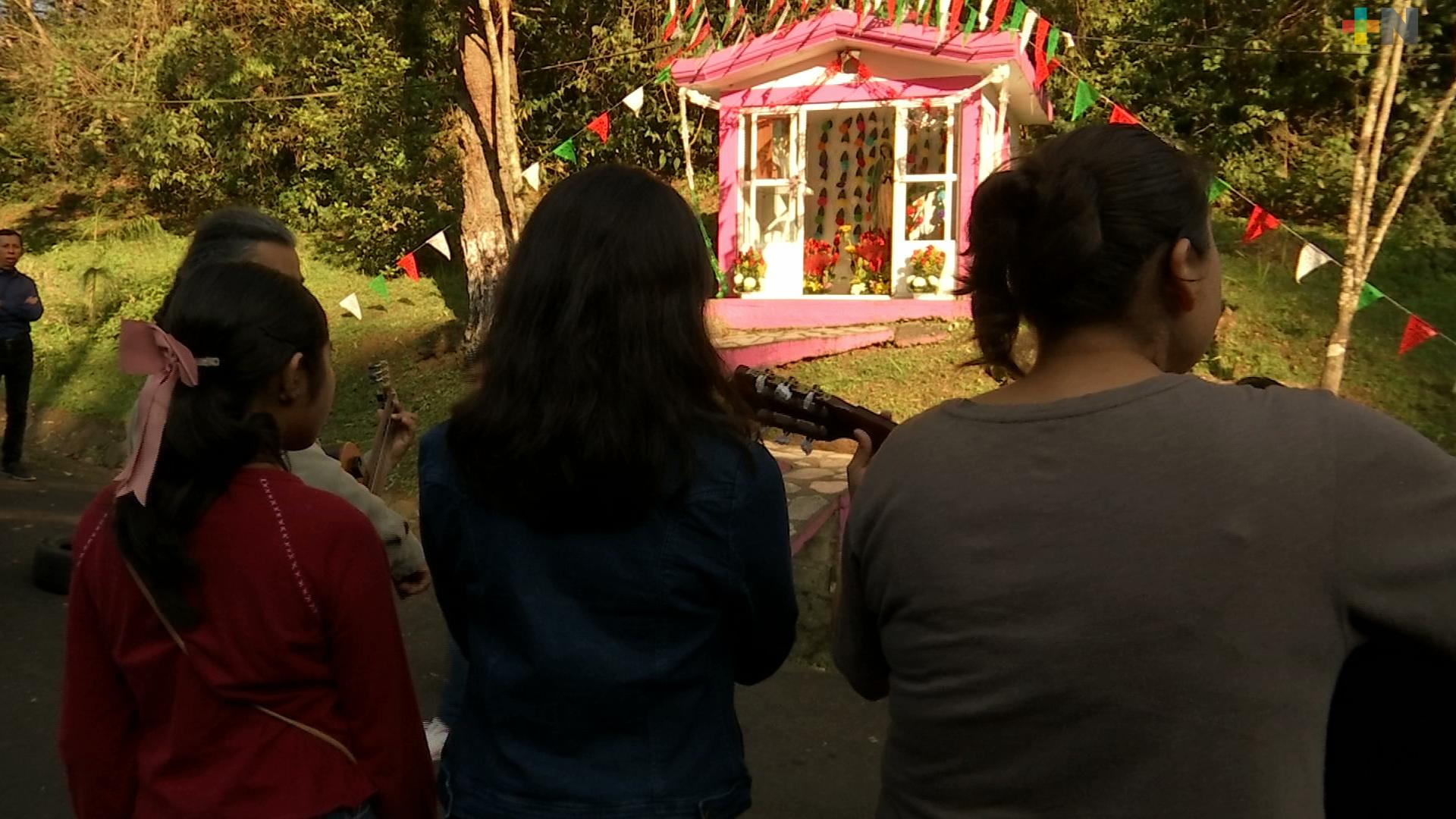 Trabajadores de RTV celebran a la virgen de Guadalupe