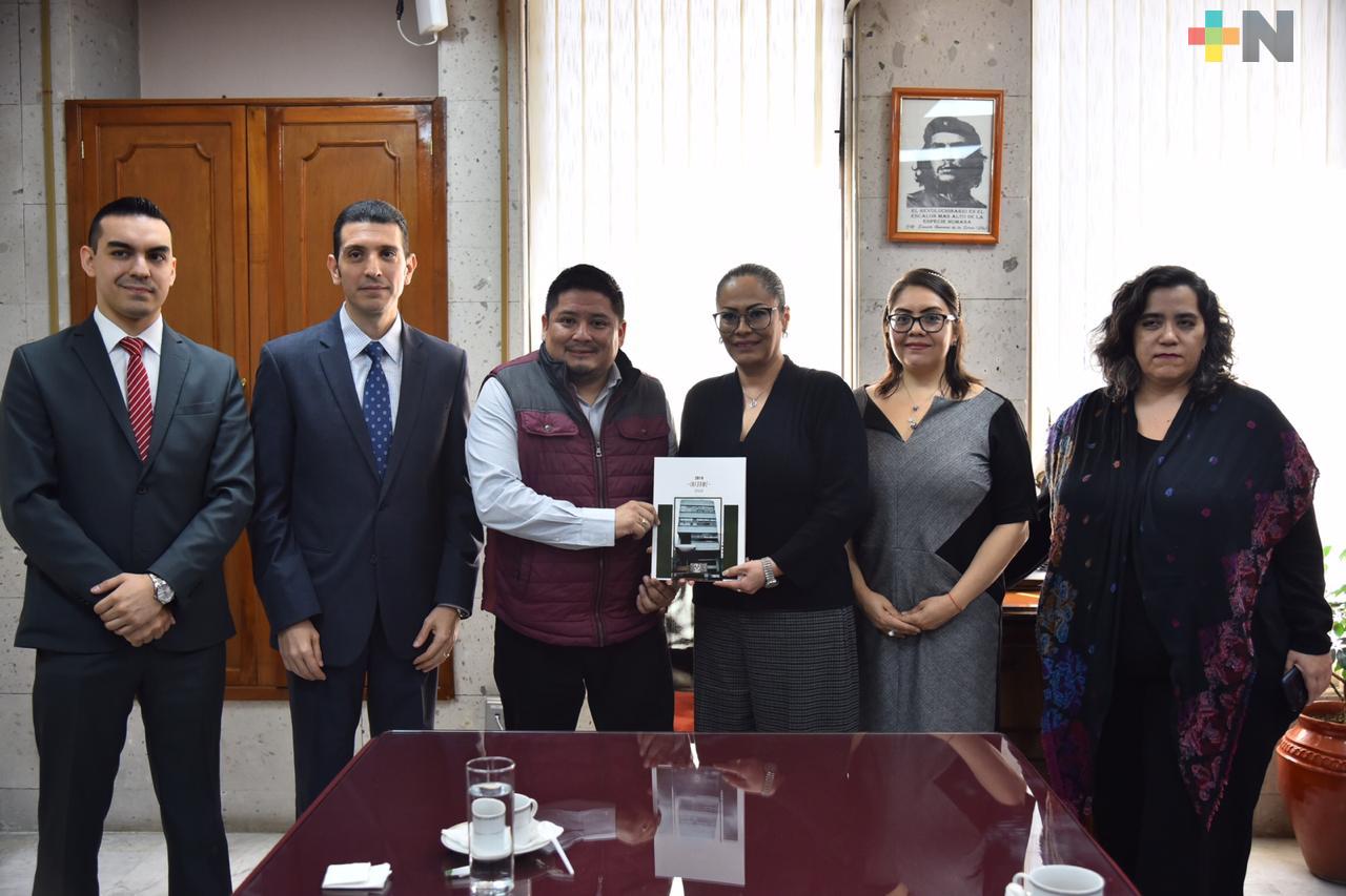 Recibe Presidente del Congreso informe anual de la CEDH