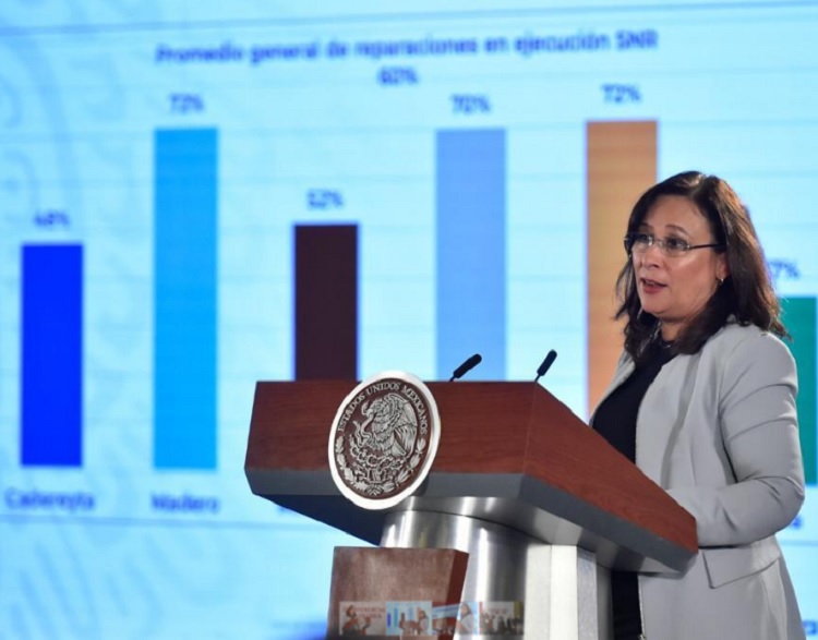 Rehabilitación de refinerías y construcción de Dos Bocas avanzan: Sener