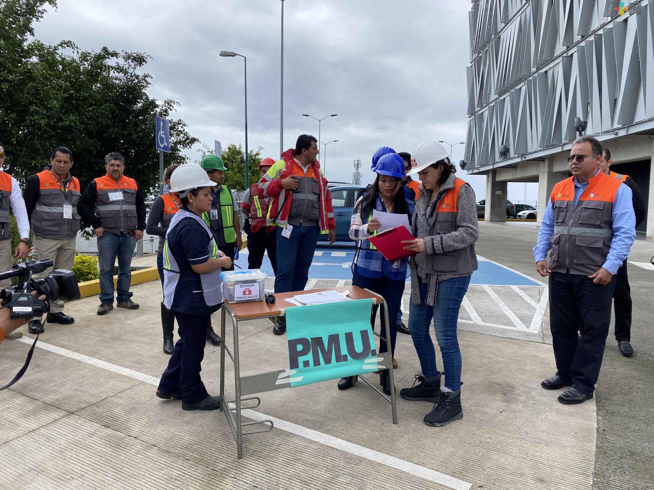 Veracruz, cuarto lugar nacional de participación en macrosimulacro: PC