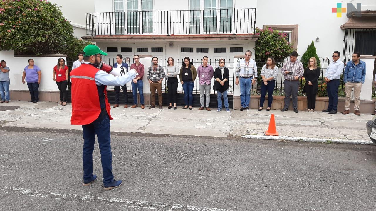 Realizaron macrosimulacro en Puerto de Veracruz