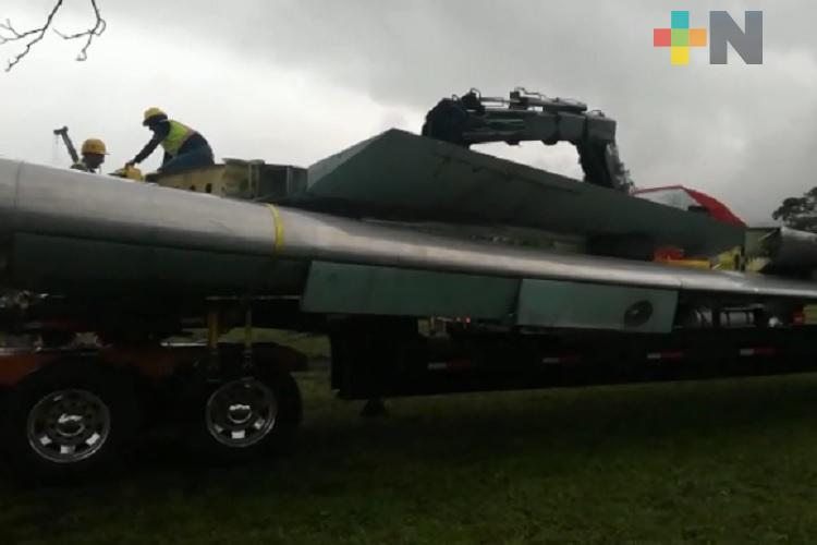 Avión donado por Sedena, se convertirá en museo interactivo de Orizaba