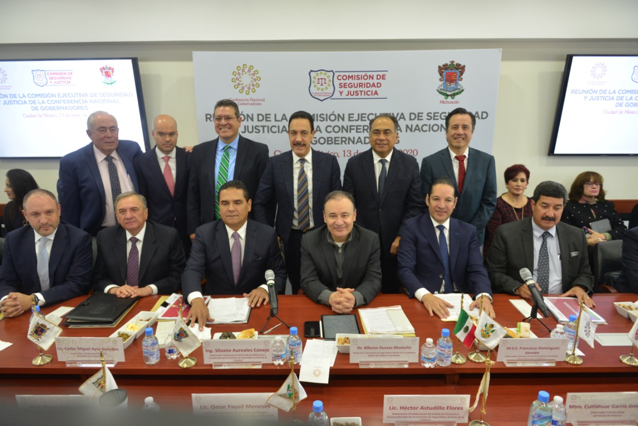 Asiste Cuitláhuac García a reunión de Conago para la integración del Plan de Trabajo 2020