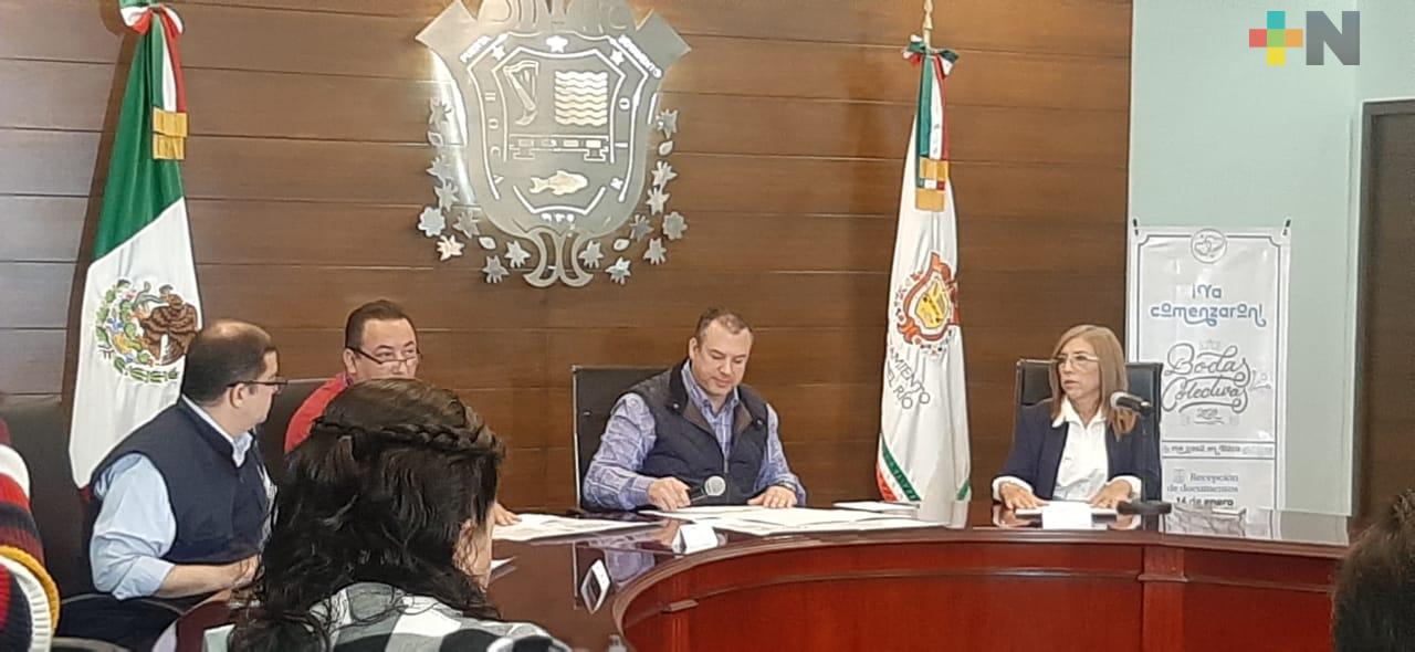Próximo 15 de febrero habrá boda colectiva en Boca del Río