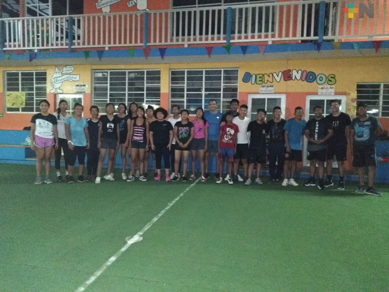 Entrenan rumbo a estatal de balonmano en Boca del Río