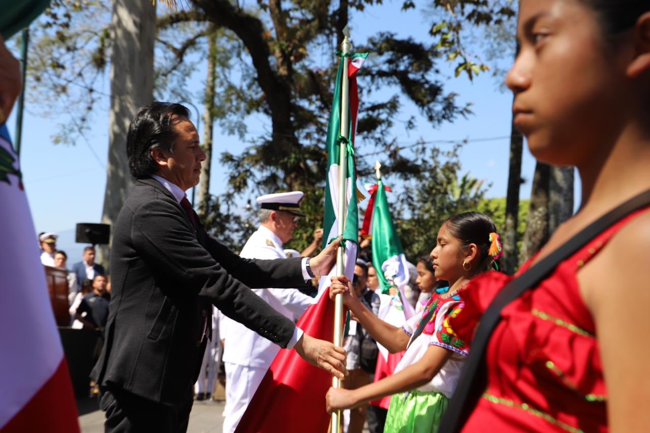 En estos días transformadores, la Bandera de México guarda un sentimiento más profundo: Cuitláhuac García