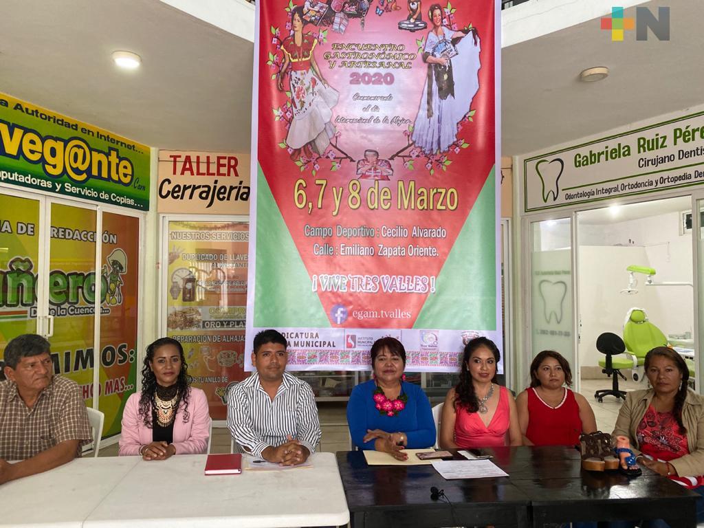 Con cultura e información celebrarán el Día Internacional de la Mujer, en Tres Valles