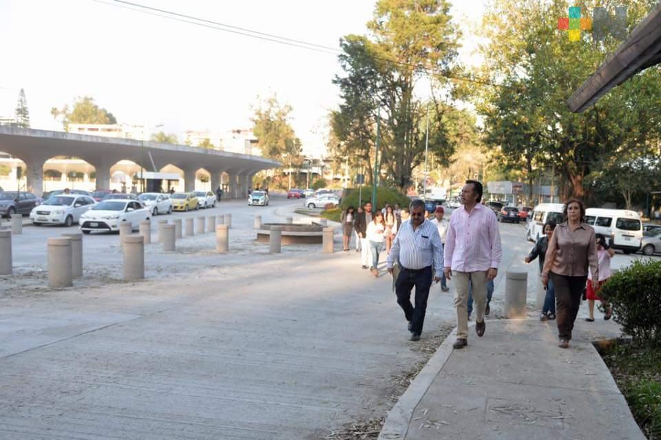 Supervisa Cuitláhuac Circuito Universitario, casi listo para inaugurarlo